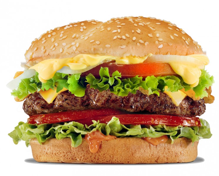 Każdy hamburger szkodzi tętnicom.