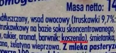Koszenila – czy wiesz, że każdego dnia jesz robaki?