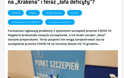 Dramat! „Łatanie deficytu” starymi preparatami?