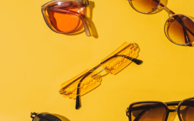 Bursztynowe okulary